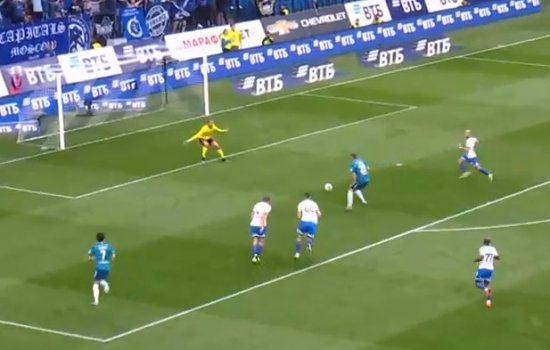 «Зенит» одержал выездную сухую победу над «Динамо» (видео)