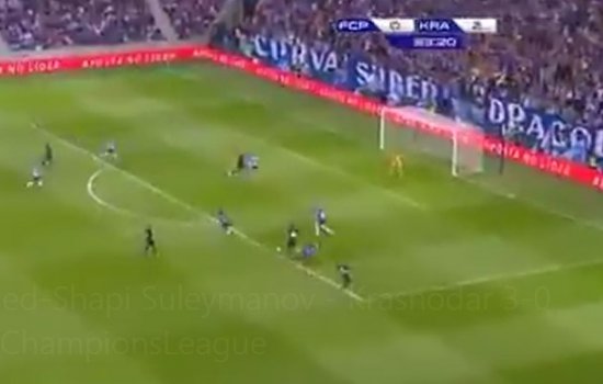 Сулейманов делает дубль - «Краснодар» громит «Порту» на выезде 0-3 (Видео)