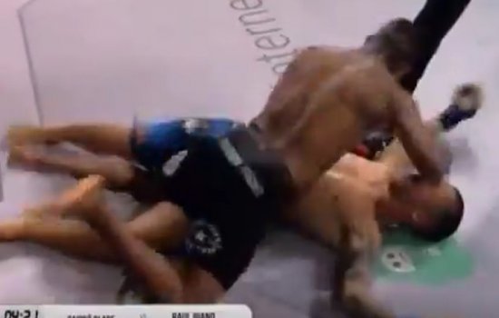 Рефери позволил Блэйду нанести около 10-ти добивающих ударов (Видео)