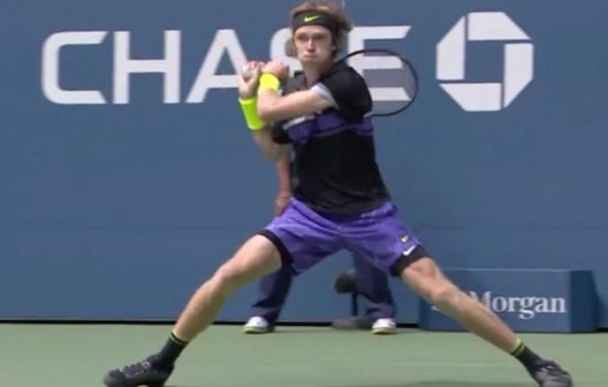 Рублев в 1-м круге ЮС-опен в 4-х сетах победил Циципаса