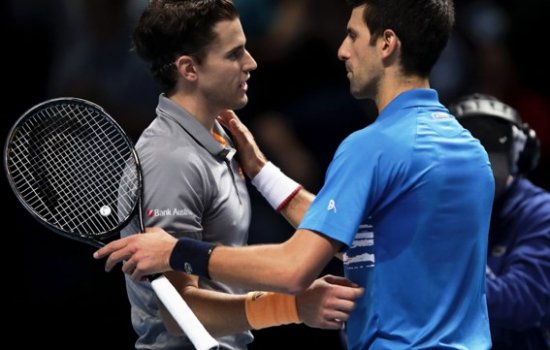 Джокович вслед за Федерером проиграл Тиму на итоговом турнире ATP Джокович вслед за Федерером проиграл Тиму на итоговом турнире ATP