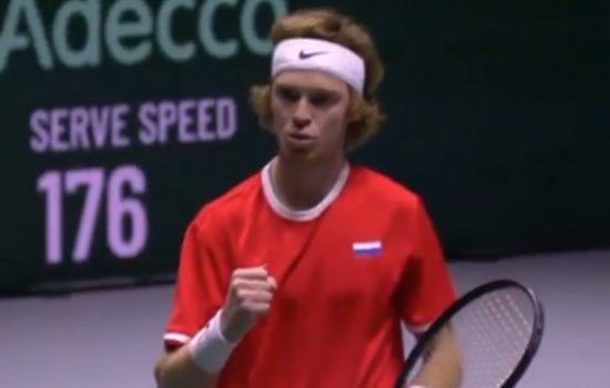 Рублев разгромил Краиновича на Кубке Дэвиса