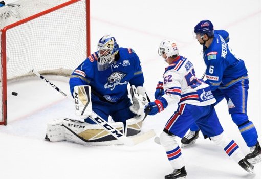 Хет-трик Зуба помог «СКА» победить на выезде «Барыс» (Видео)