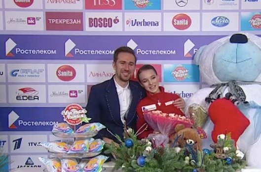 Щербакова выиграла чемпионат России по фигурному катанию, на 2 балла опередив Косторную (Видео) Щербакова выиграла чемпионат России по фигурному катанию, на 2 балла опередив Косторную (Видео)