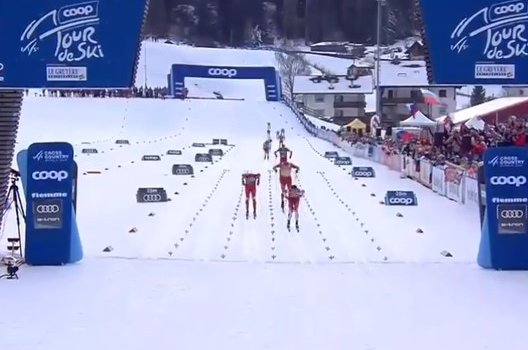 Клебо на финише в Валь-ди-Фьемме обошел Устюгова и Большунова (Видео)