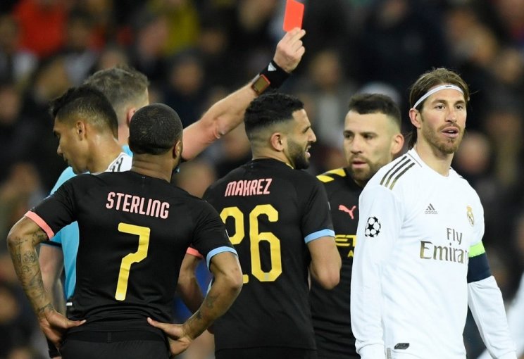 «Реал» попробует опротестовать удаление Рамоса в матче с «Ман Сити»