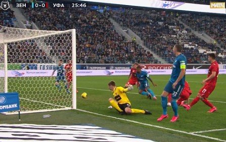 Зенит не смог победить дома Уфу: обзор матча