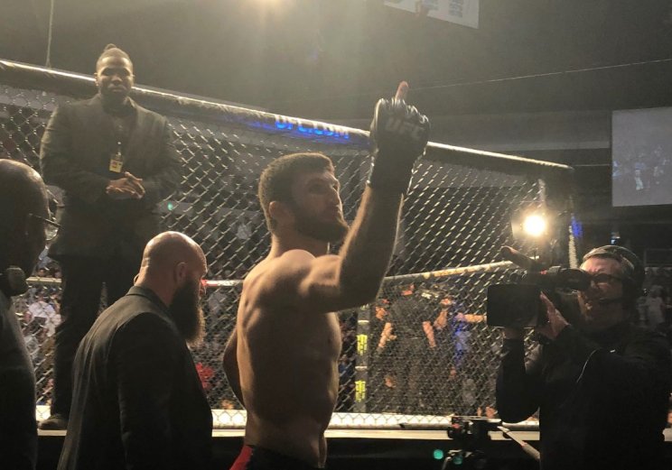 Рефери ошибочно присудил победу Анкалаеву в UFC (Видео) 