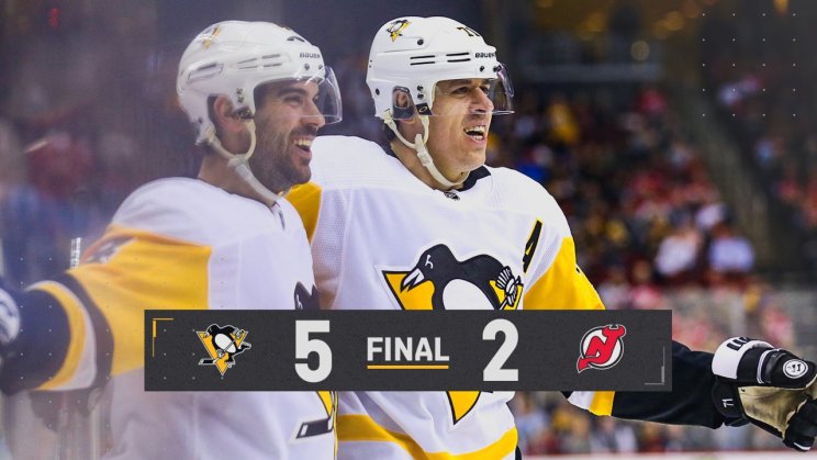 Малкин набрал «2+1» и помог «Питтсбургу» победить «Нью-Джерси» (обзор матча)