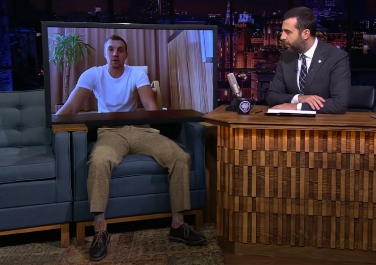 Артем Дзюба принял участие в передаче «Вечерний Ургант» (Видео)