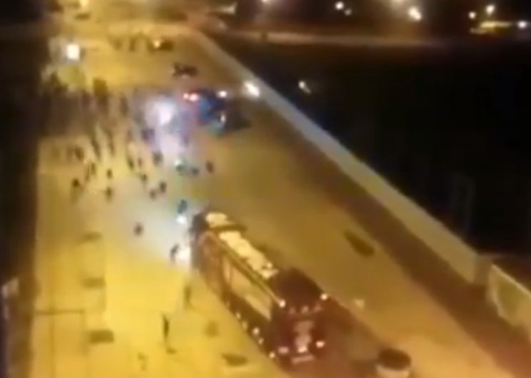 Фанаты забросали камнями автобус «Бенфики» (Видео)