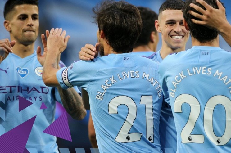 Ман Сити празднует победу