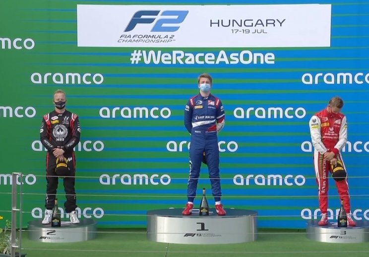 Шварцман выиграл Гран-при Венгрии, Мазепин - 2-й (Формула-2)