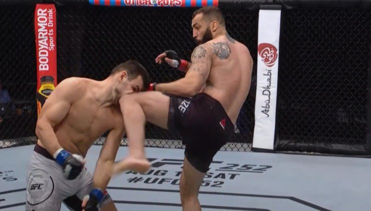 Нокаут Долидзе оказался единственным на UFC (Видео)