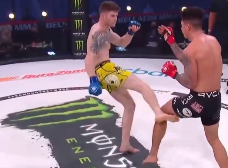 Кэмпбелл нокаутировал Данга, нанеся тому 7 ударов по колену (Видео)