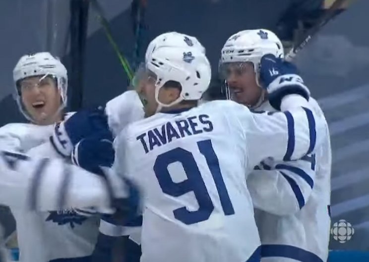 «Торонто» снял вратаря и отыгрался с 0-3 за 4 минуты (Видео)