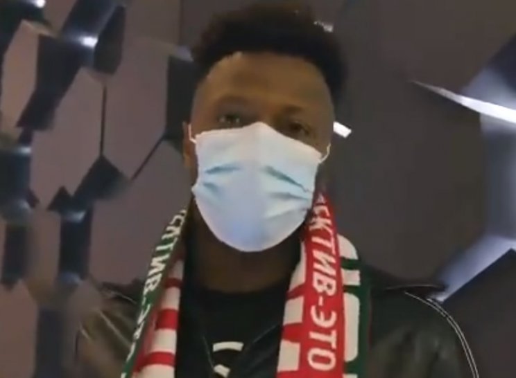 Зе Луиш прилетел в Москву и обратился к фанатам «Локомотива» (Видео)