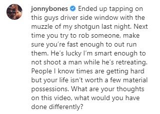 Боец UFC Джон Джонс отпугнул грабителя дробовиком (Видео)