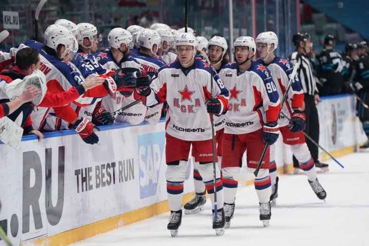 ЦСКА забил редкую шайбу в КХЛ при игре «3 на 6» (Видео)