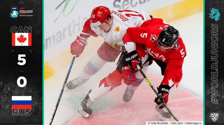 Россия разгромно проиграла Канаде в полуфинале МЧМ по хоккею (все голы, видео)