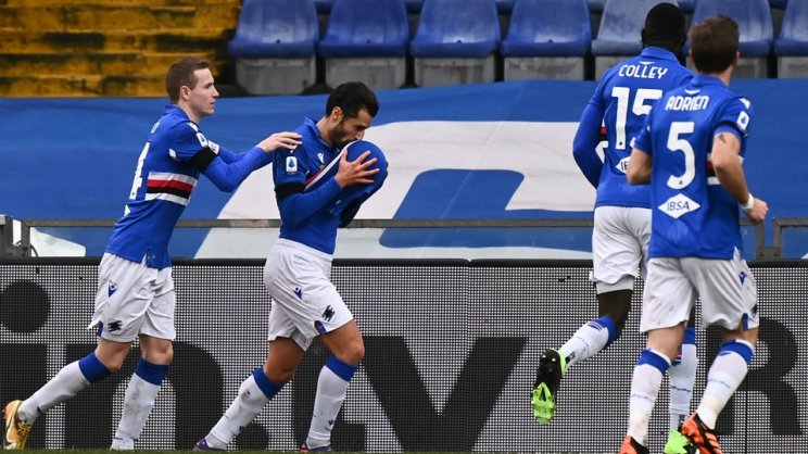 «Интер» не смог уйти на ничью в матче с «Сампдорией» (голы, видео)