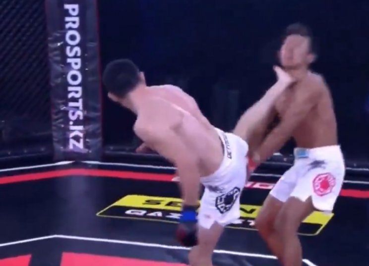 Рефери «проспал» глухой нокаут с добиванием (Octagon 15, Видео)