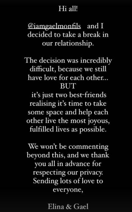 Свитолина и Монфис поставили отношения на паузу