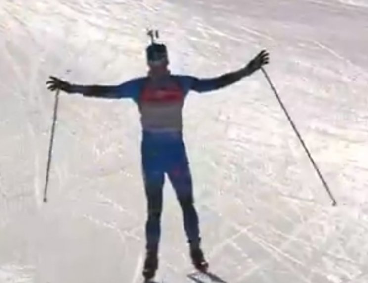 ЧМ по биатлону: Жаклен выиграл гонку преследования, россияне - вне ТОП-6