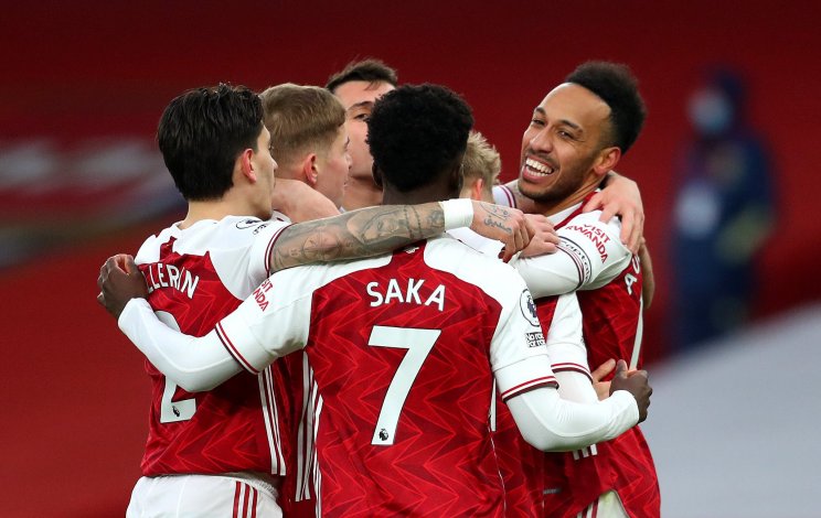 «Арсенал» обыграл «Лидс» дома, у Обамеянга - хет-трик (Голы, видео)