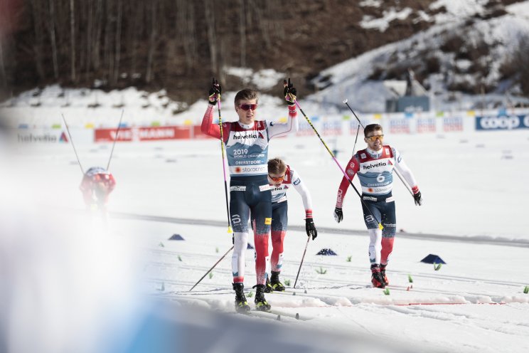 Лыжи (ЧМ): Норвежцы с Клебо забрали весь подиум в спринте, Большунов - 4-й