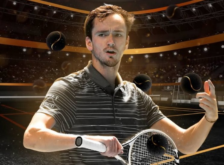 Даниил Медведев вышел на 2-е место в мировом рейтинге теннисистов