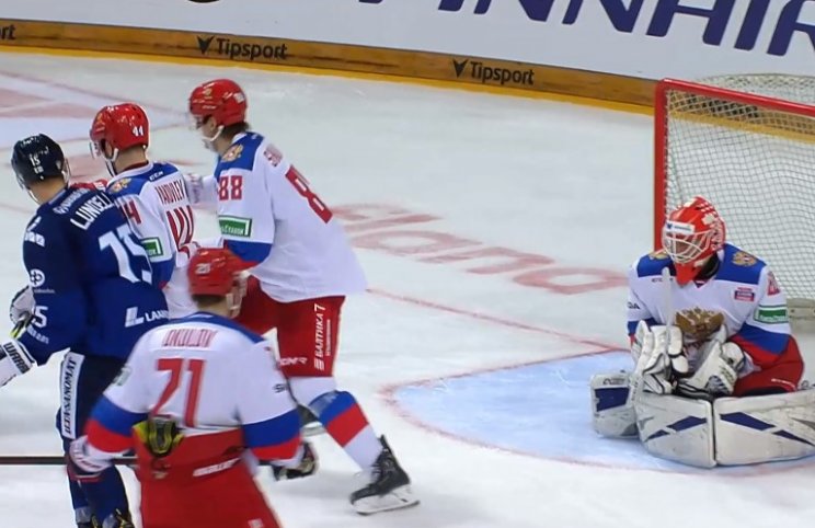 Россия проиграла Финляндии на чешском этапе Евротура (Видео)