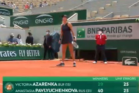 Павлюченкова дожала Азаренку: волевая победа и выход в 1/4 финала «РГ»