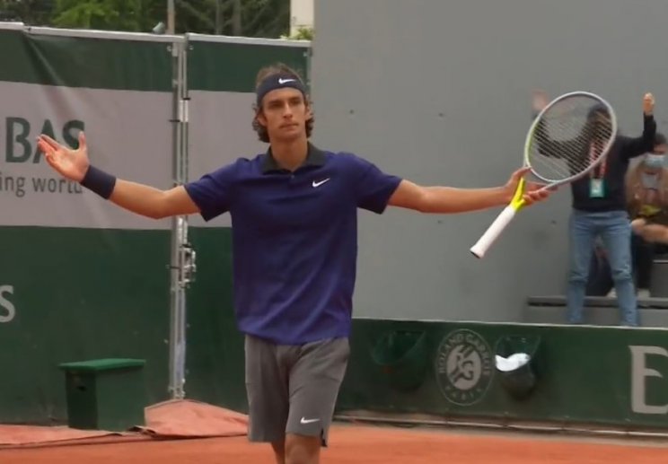 19-летний Музетти исполнил блестящий удар из-за спины на «Ролан Гаррос» (Видео)