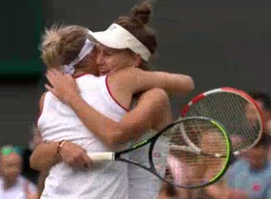 Кудерметова и Веснина отыграли 3 матчбола и вышли в финал Уимблдона Кудерметова и Веснина отыграли 3 матчбола и вышли в финал Уимблдона