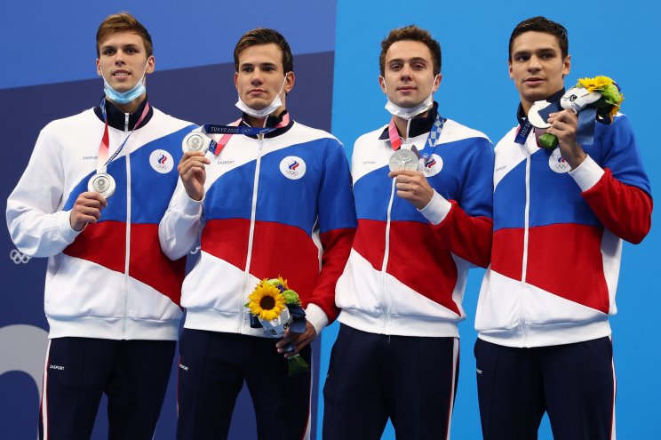 Российские пловцы взяли олимпийское серебро в эстафете 4 по 200 м (Видео)