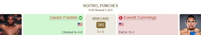 Франклин нокаутировал Каммингса за 21 секунду (Беллатор, Видео)