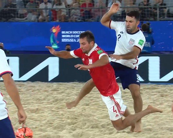 ЧМ по пляжному футболу: Россия за 13 сек до конца овертайма вырвала победу у США