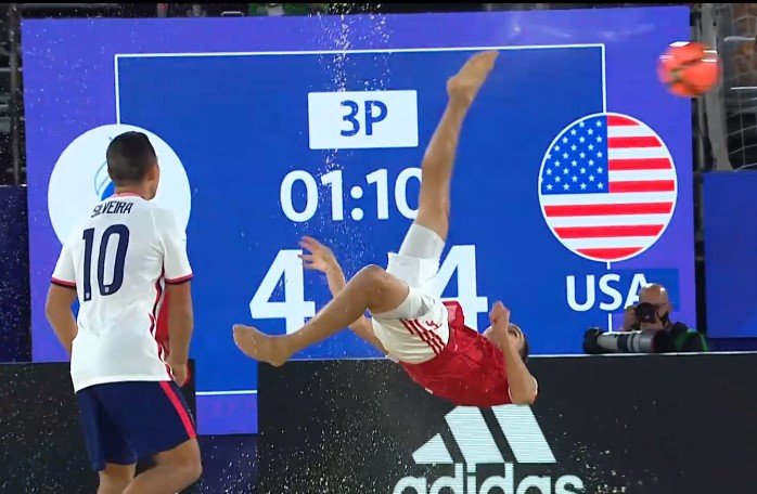 ЧМ по пляжному футболу: Россия за 13 сек до конца овертайма вырвала победу у США