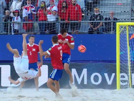 Пляжный футбол: Россия по пенальти обыграла Швейцарию и вышла в финал ЧМ