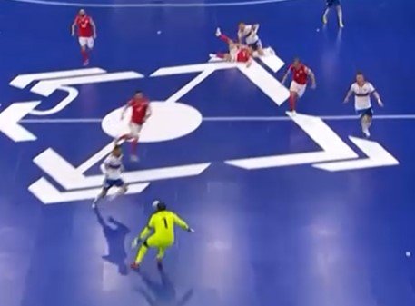 Россия дожала Грузию и вышла в полуфинал ЧЕ по футзалу (Видео)