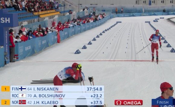Большунов стал вторым в классике на 15 км, победил Нисканен (Пекин-2022) Большунов стал вторым в классике на 15 км, победил Нисканен (Пекин-2022)