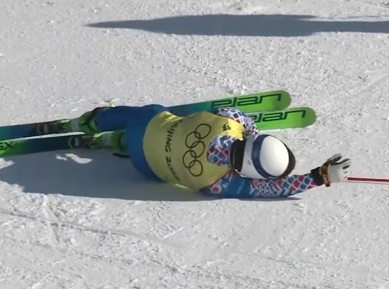 Бронзовое выступление Сергея Ридзика на ОИ-2022 в ски-кроссе (Видео)