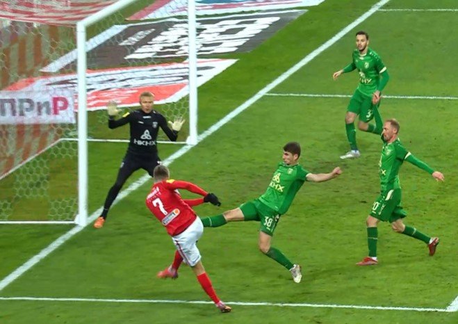 «Рубин» удержал выездную ничью со «Спартаком» (голы, видео) «Рубин» удержал выездную ничью со «Спартаком» (голы, видео)