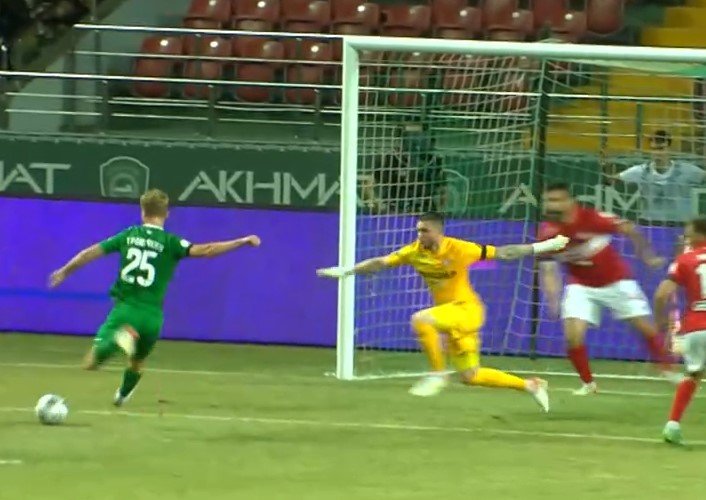 «Спартак» в меньшинстве вырвал ничью с «Ахматом» (голы, видео)