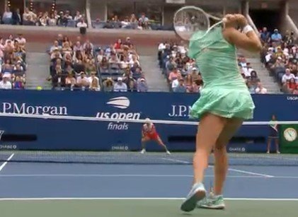 Швентек впервые выиграла US open, одолев в финале Жабер Швентек впервые выиграла US open, одолев в финале Жабер