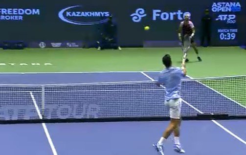 Хачанов в 2-х сетах проиграл Джоковичу в Астане