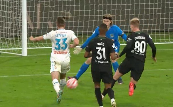 «Зенит» вырвал победу у «Краснодара» - решил пенальти на 87-й мин (Видео)