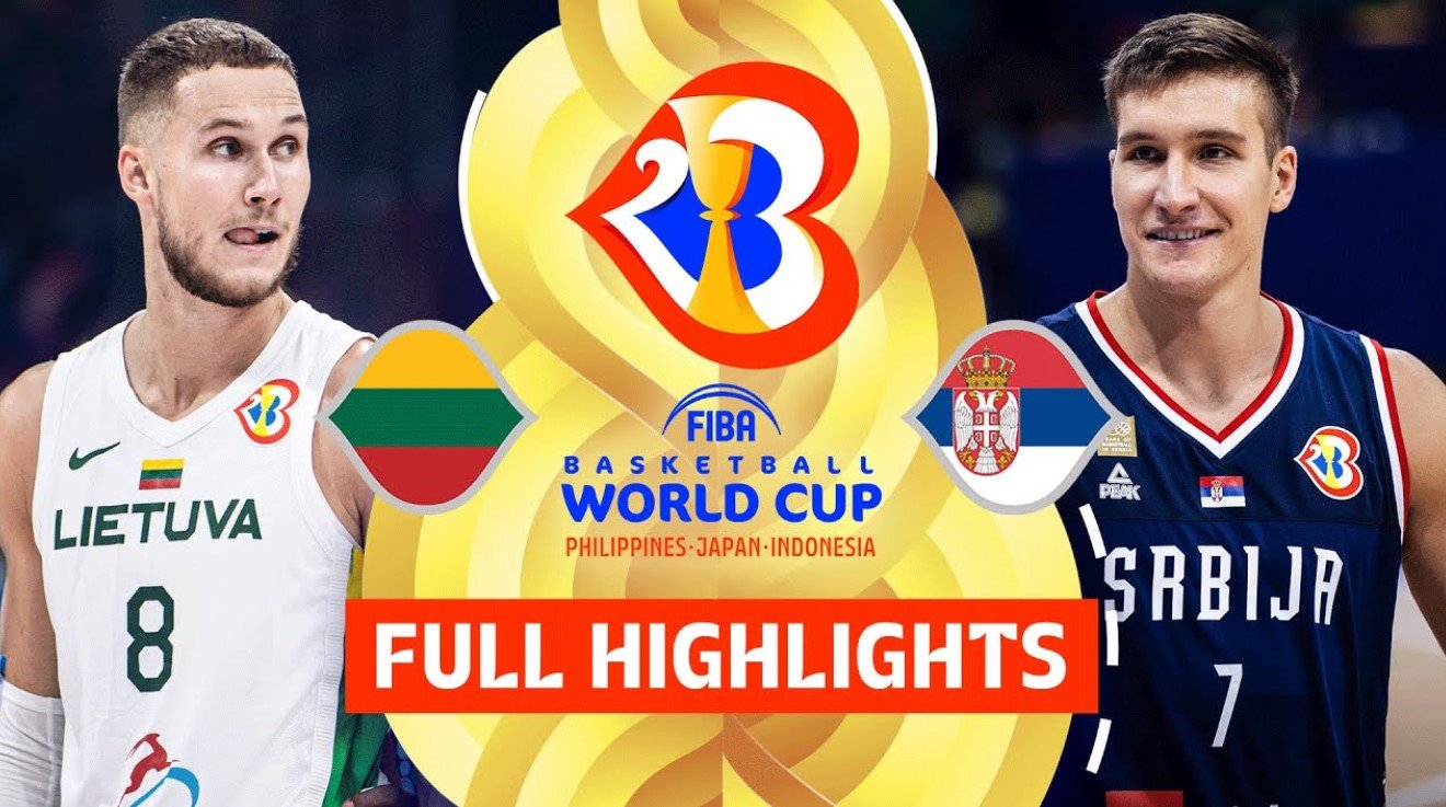 матч по баскетболу Литва - Сербия