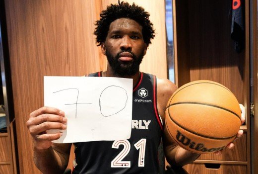 Эмбиид стал 14-м игроком НБА в истории, кто смог набрать 70 очков за матч (Видео)